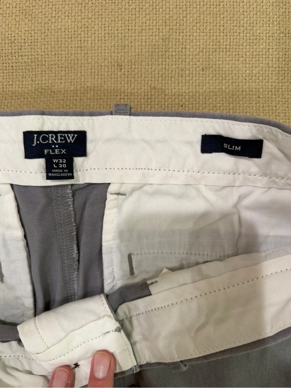J. Crew Men's Light Lavender Chinos